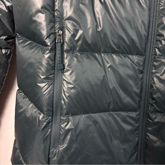 EDDIE BAUER LADIES DOWN PACKABLE WOMEN SMALL BLUE EMERALD JACKET BRAND NEW - Picture 4 of 7